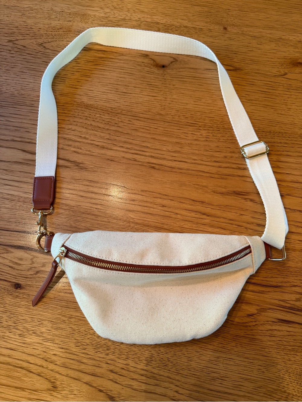 Modern Belt Crossbody Handbag - Universal Thread™ Natural